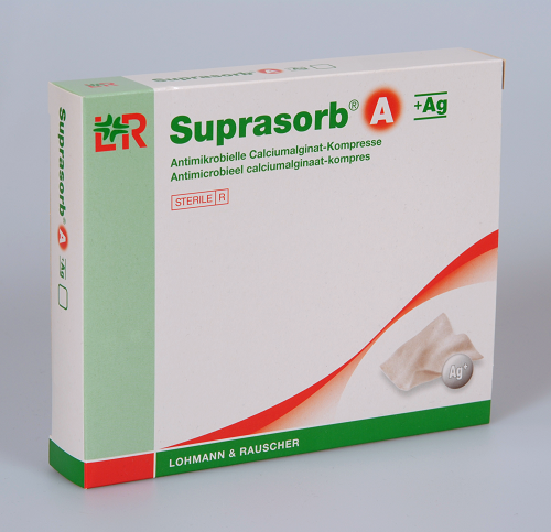 Антимикробная кальциево-альгинатная повязка Suprasorb A+Ag